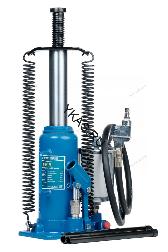 Домкрат бутылочный пневмогидравлический NORDBERG N31312