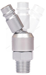Переходник быстросъемный шарнирный NORDBERG NPM22S ("папа" - резьба М1/4")