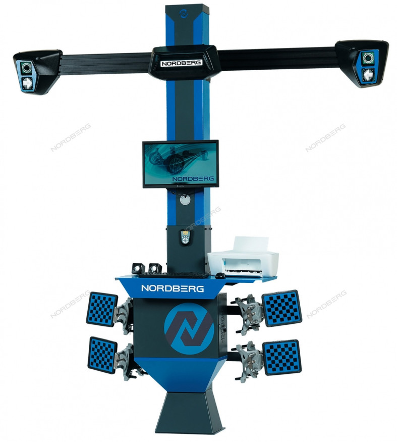 3D cтенд сход-развала Nordberg C802 для подъемников