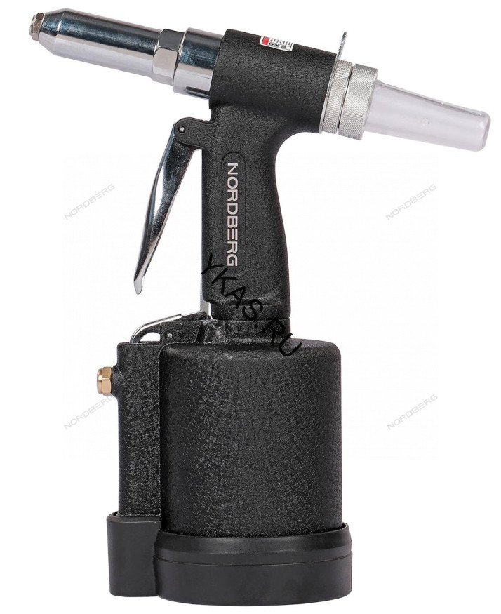 Заклепочник пневматический NORDBERG NP6505 для вытяжных заклепок (2,4 - 6,4 мм)