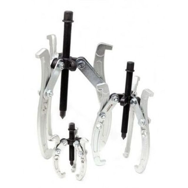 FORSAGE. Съёмник 3-х лапый переставной 4" (d захвата -100мм, длина лап-100мм,лапы S-образные)