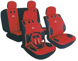 Набор чехлов MILEX Mambo полный к-т "красные" 2пер+2задн+5подг+опл+2накл.ремн.без