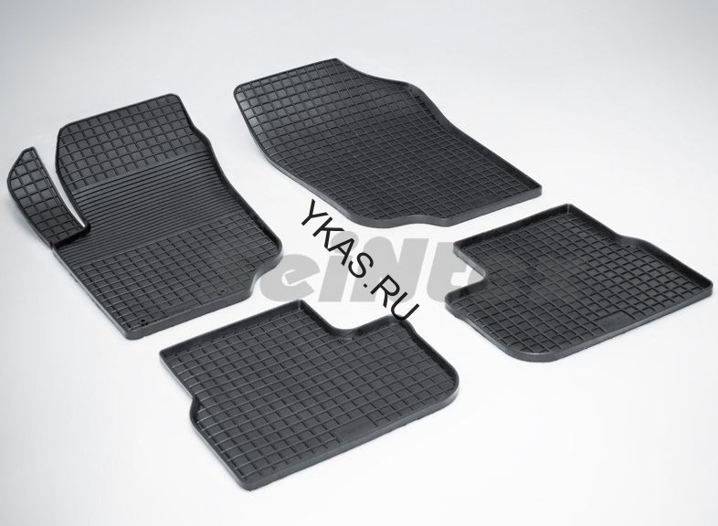 Коврики резиновые   Peugeot 207 с 2006г-  СЕТКА