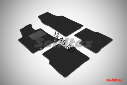 Коврики текстильн. Nissan Teana III с 2014г.- /компл.4шт./осн.резин./ LUX