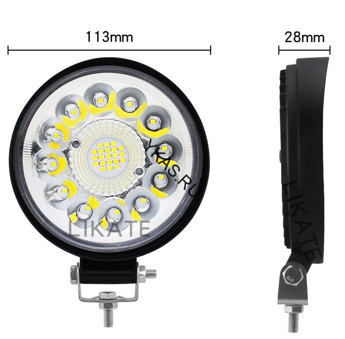 Фара Off Road   SOLAR  ближний свет   33 SMD,  99W (113x28мм)  12-24V