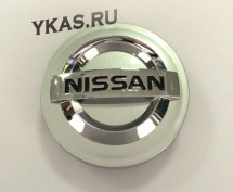 Заглушка (колпачок) на литой диск мод. NISSAN  серый  ( D54/D48)