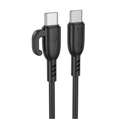 Кабель Borofone  Type-C - Type-C  (1м)  черный BX91