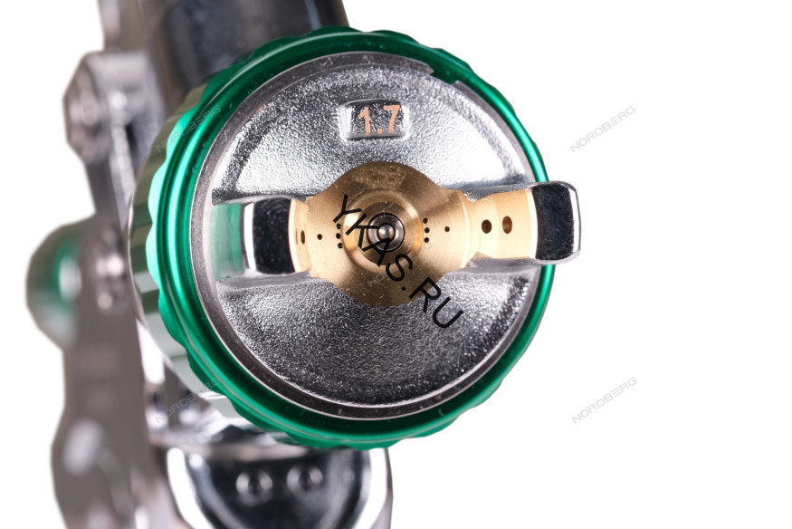 Краскопульт NORDBERG NP7117 (HVLP, верхний бак, сопло 1,7 мм)