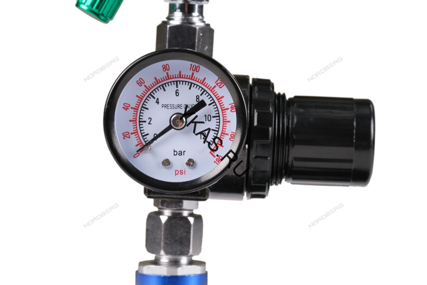 Краскопульт NORDBERG NP7117 (HVLP, верхний бак, сопло 1,7 мм)