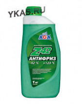AGA 048Z Антифриз  1литр., зеленый , -42С