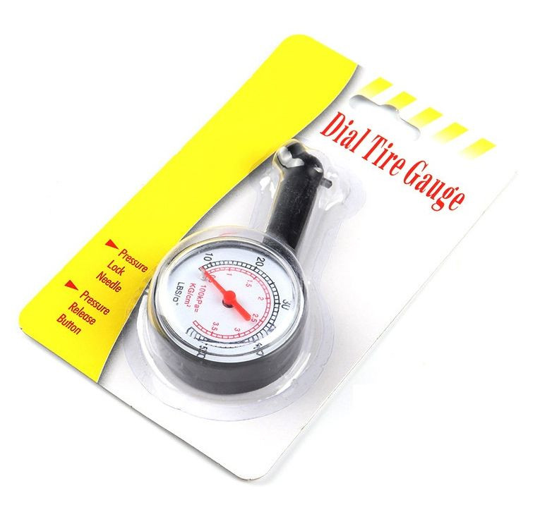 Манометр пласмас. "Carlife" в блистере (до 3.5 атм)