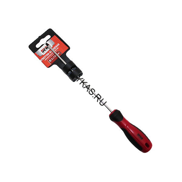 RedMark Отвертка шлицевая 3x150 мм c двухкомпонентной рукояткой