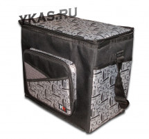 Сумка-холодильник COOLER BAG    Чёрно-Серый YF-1266  (38 x 46 x 43 см)