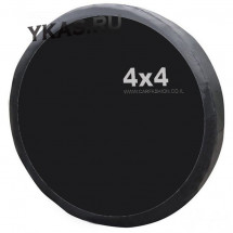 Чехол на запаску «4x4», Черный/Серый, S 41032 (d до 72см)