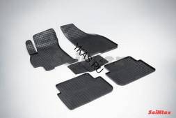 Коврики резиновые   Chevrolet Lanos 2005-2009г.  СЕТКА