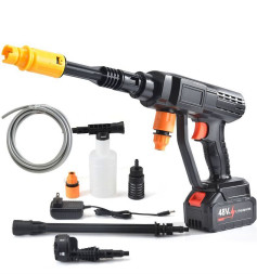 Автомойка портативная "Carlife" 96V, две насадки в комплекте, увеличенная мощность