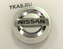 Заглушка (колпачок) на литой диск мод. NISSAN  серый  ( D58/D55)