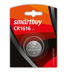 Батарейки SMARTBUY круглые CR1616 (блистер)