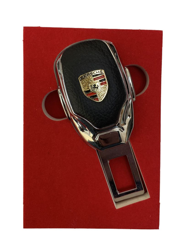 Блокировка ремня безопасности "PORSCHE"  1шт. (с вставкой)