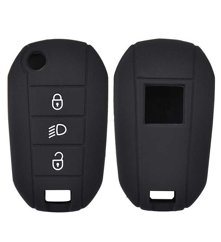 Чехол силиконовый для ключа зажигания  PEUGEOT-CITROEN (три кнопки) №3