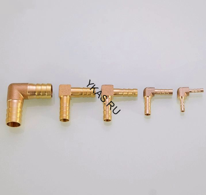 Аварийный переходник ёлочка Г-образный  16мм, медь