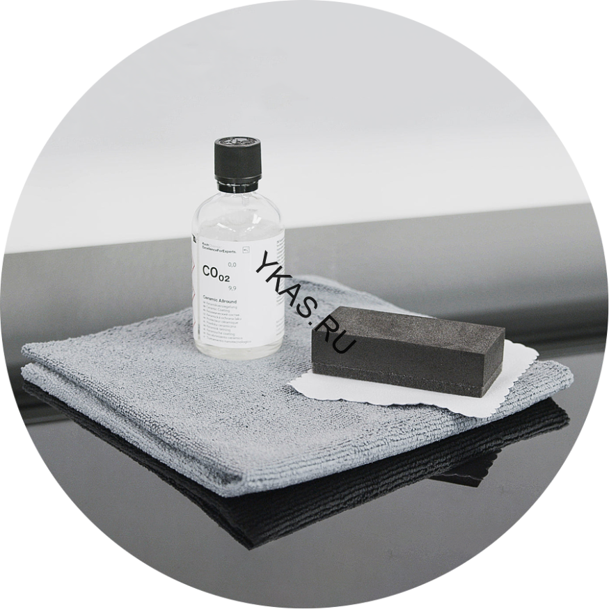 Cалфетка из микрофибры для нанесения керамических составов KCX coating towel, к-т 5 штук. 999619