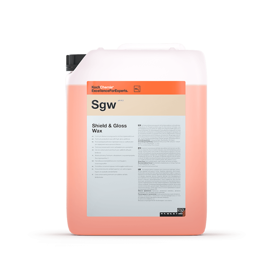 Shield &amp; Gloss Wax - Консервирующий воск премиум-класса с добавками для придания насыщенного блеска (10 л.) 462010