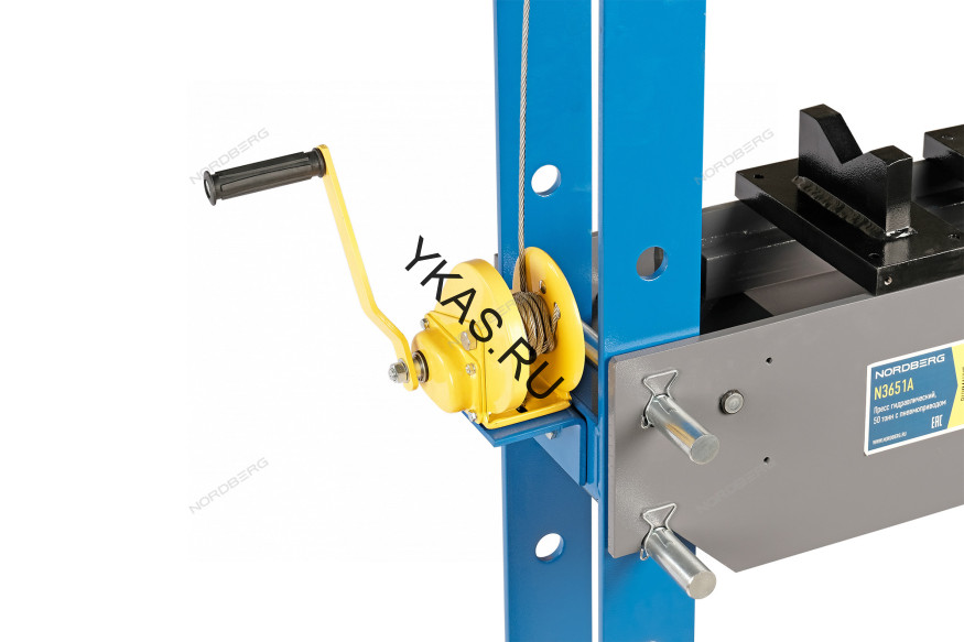 Напольный пресс NORDBERG N3651A с пневмоприводом и педалью