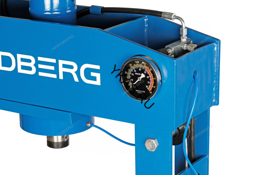 Напольный пресс NORDBERG N3651A с пневмоприводом и педалью