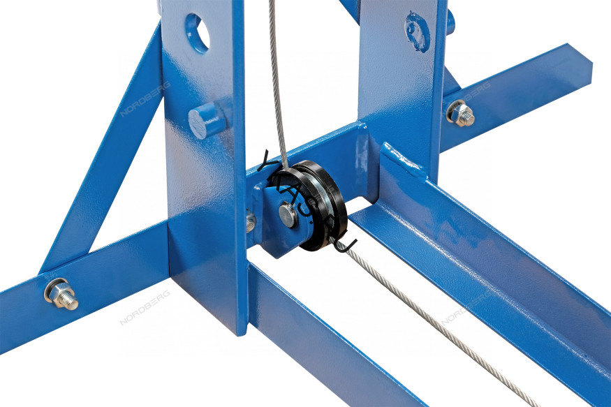 Напольный пресс NORDBERG N3651A с пневмоприводом и педалью