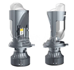 Carlife Cвет-од H4 6000K 16000Lm 2шт. (с активным охлаждением)