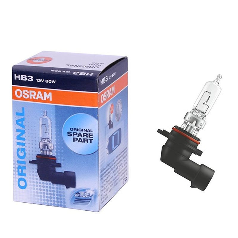 Лампа OSRAM 12V     HB3   60W    P20d (картон 1шт)