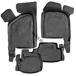 Коврики резиновые   Lada 2101-2107 тэп (корыто) (4шт)