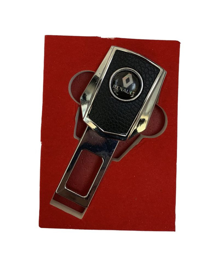 Блокировка ремня безопасности "RENAULT"  1шт. (с вставкой)