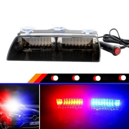 Стробоскоп 16  LED  красный/белый 215*140*40мм