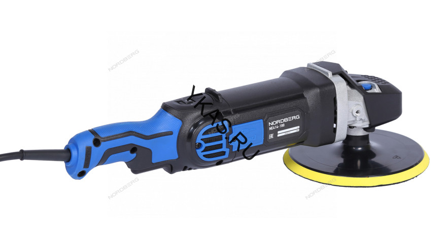 Полировальная машинка NORDBERG NE414-180 (Ø диска 180 мм, 600-3000 об/мин, 1500 Вт)