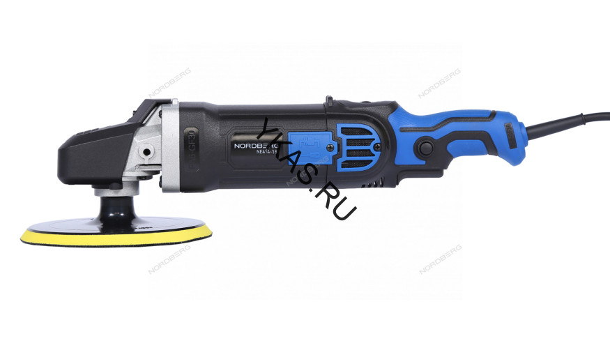 Полировальная машинка NORDBERG NE414-180 (Ø диска 180 мм, 600-3000 об/мин, 1500 Вт)