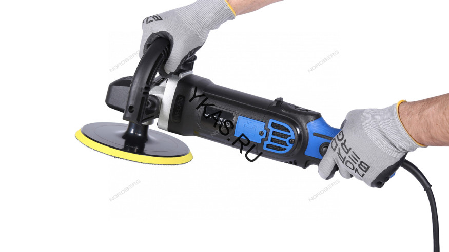 Полировальная машинка NORDBERG NE414-180 (Ø диска 180 мм, 600-3000 об/мин, 1500 Вт)