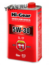 HG1130  Масло  полусинтетическое 1л  5W-30  SL/CF SYNTHETIC BLEND MOTOR OIL
