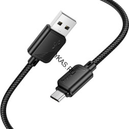 Кабель HOCO  USB - micro USB (1м)  черный X113