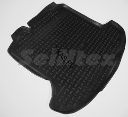 Коврик багажн.  Skoda Rapid Liftback (12-16г)   (РЕЗИНА)