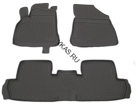Коврики резиновые   Peugeot 3008 с 2009г.тэп (корыто)
