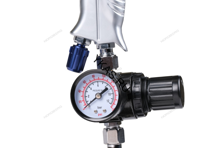 Краскопульт NORDBERG NP7013 в кейсе (LVMP, сопло 1,3 мм)