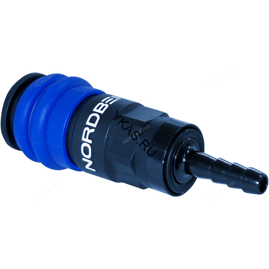Разъем композитный NORDBERG NKF06 ("мама" быстросъемный - елочка Ø6 мм)
