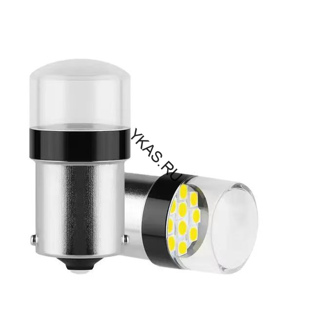 SOLAR  Свет-од  12V  T25  10 SMD 3030  21/5W   BAY15d белый