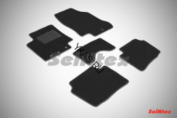 Коврики текстильн. Hyundai i 20 c 2008г- /компл.5шт./осн.резин./ LUX