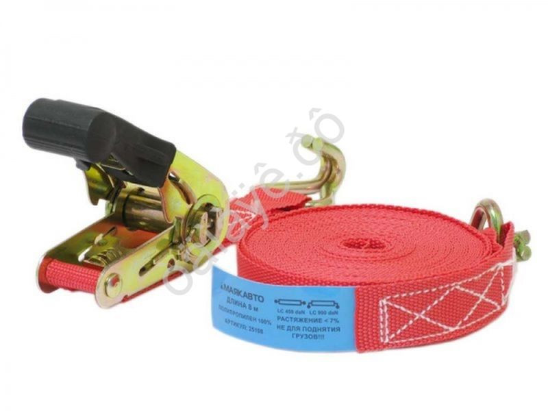 Стяжка груза   "М5"  25мм х 8м  с храповым механизмом  (1шт.)