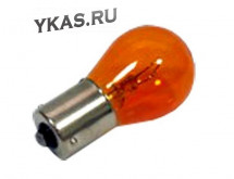 Лампа МАЯК 12V     А 12-21-3  PY21W  BAU15s Orange (смещ.цоколь) (уп.100шт.) оранжевый