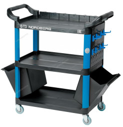 Тележка NORDBERG T3B с пластиковыми полками
