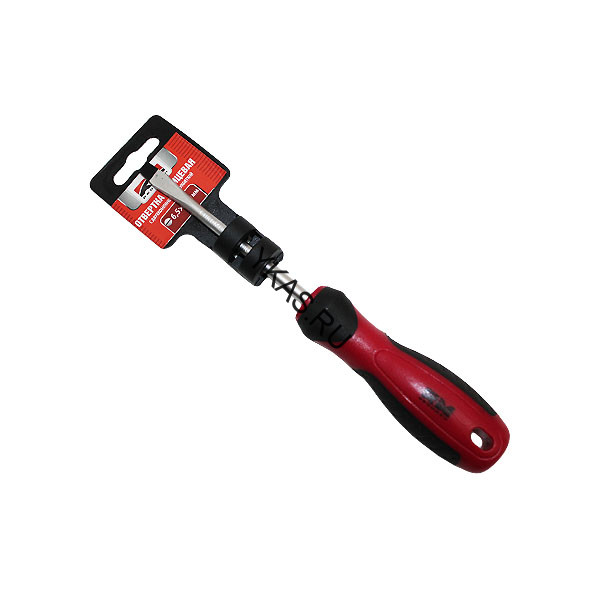 RedMark Отвертка шлицевая 6,5х100 мм c двухкомпонентной рукояткой